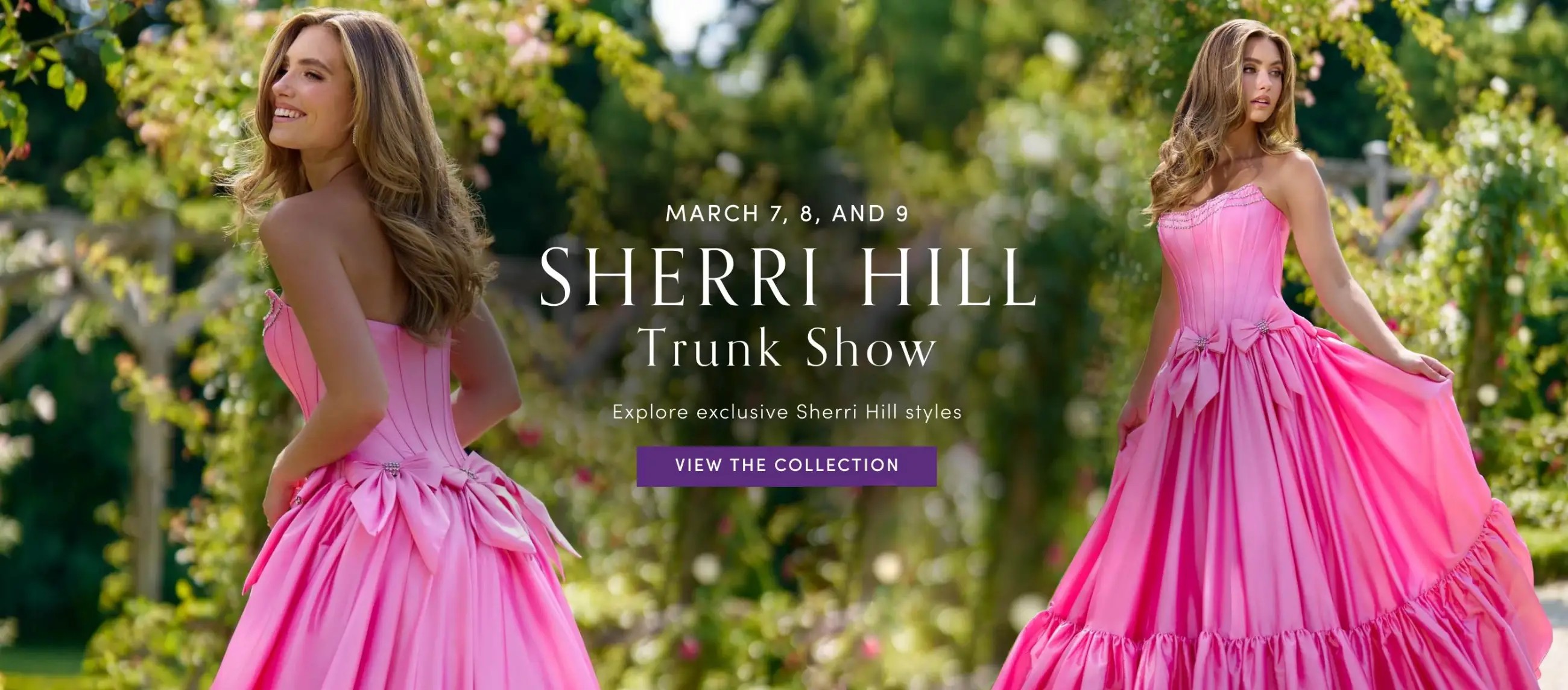 Sherri Hill Trunk Show Desktop Banner